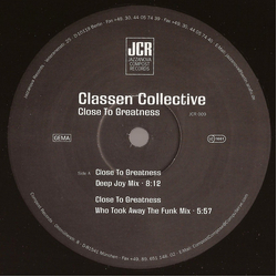 Classen Collective Close To Greatness Vinyl 12" USED