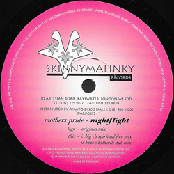 Mother's Pride Nightflight Vinyl 12" USED