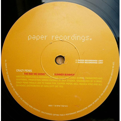 Crazy Penis The Way We Swing Vinyl 12" USED