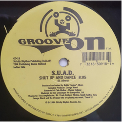 S.U.A.D. Shut Up And Dance Vinyl 12" USED