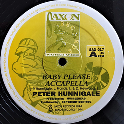 Peter Hunnigale Baby Please Vinyl 12" USED