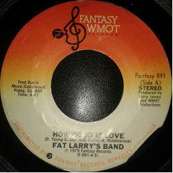 Fat Larry's Band How Good Is Love Vinyl 7" USED