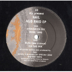 DIY / Nail Tolliday Nub Raid EP Vinyl 12" USED