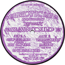 DJ Tron Paranoid EP Vinyl 12" USED