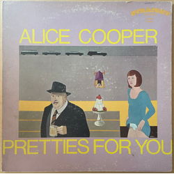 Alice Cooper auto-1 Pretties For You Vinyl LP USED