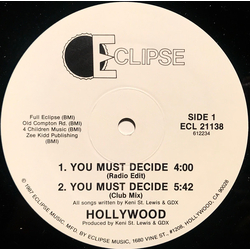 Hollywood (12) You Must Decide Vinyl 12" USED