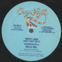 Grandmaster Flash & Melle Mel White Lines (Don't Don't Do It) Vinyl 12" USED