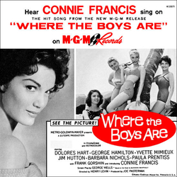 Connie Francis Where The Boys Are Vinyl 7" USED