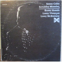 Sonny Criss Saturday Morning Vinyl LP USED