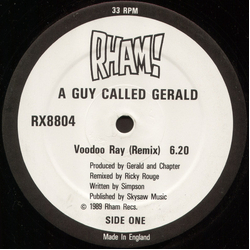 A Guy Called Gerald Voodoo Ray (Remix) Vinyl 12" USED