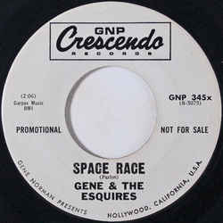 Gene & The Esquires Space Race Vinyl 7" USED