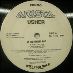 Usher U Remind Me Vinyl 12" USED