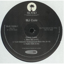MJ Cole Crazy Love Vinyl 12" USED