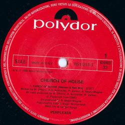 Perplexer Church Of House Vinyl 12" USED