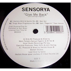 Sensorya Give Me Back Vinyl 12" USED