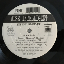 Wise Intelligent Steady Slangin' / My Sound Vinyl 12" USED