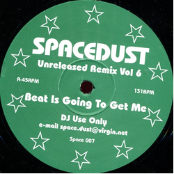 Spacedust Unreleased Remix Vol. 6 Vinyl 12" USED
