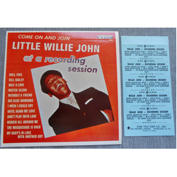 Little Willie John Come On And Join Little Willie John At A Recording Session Vinyl 7" USED