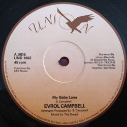 Evrol Campbell My Baby Love Vinyl 12" USED