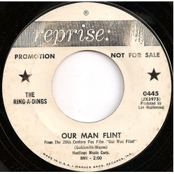 The Ring-A-Dings Our Man Flint Vinyl 7" USED