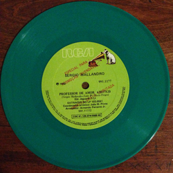 Sergio Mallandro Professor de Amor / Piu Piu Au-Au = People People Vinyl 7" USED