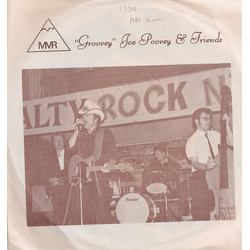 Joe Poovey "Groovey" Joe Poovey & Friends Vinyl 7" USED