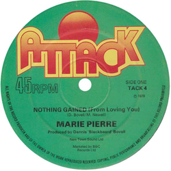 Marie Pierre Nothing Gained (From Loving You) Vinyl 12" USED