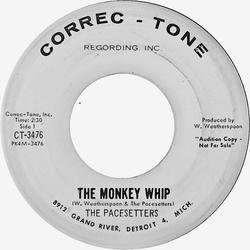 The Pacesetters (3) The Monkey Whip Vinyl 7" USED