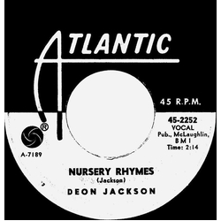 Deon Jackson Nursery Rhymes / Come Back Home Vinyl 7" USED