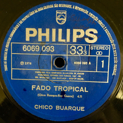 Chico Buarque Fado Tropical Vinyl 7" USED
