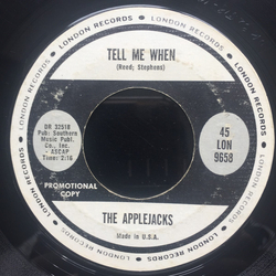The Applejacks Tell Me When Vinyl 7" USED