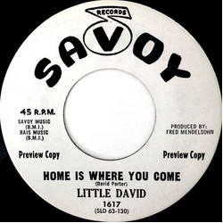 Little David (5) Home Is Where You Come Vinyl 7" USED