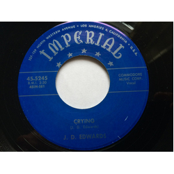 J.D. Edwards Hobo / Crying Vinyl 7" USED