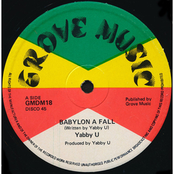 Yabby You Babylon A Fall Vinyl 12" USED