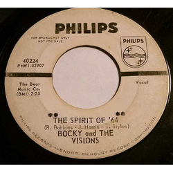 Bocky & The Visions The Spirit Of '64 '/ Mo-Jo-Hanna Vinyl 7" USED
