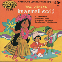 Disneyland Boys Choir It's A Small World Vinyl LP USED