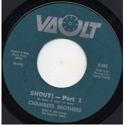 The Chambers Brothers Shout! Vinyl 7" USED