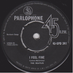 The Beatles I Feel Fine Vinyl 7" USED