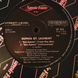 Sophie St. Laurent Sex Appeal Vinyl 12" USED
