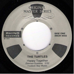 The Turtles Happy Together / You Don't Have To Walk In The Rain Vinyl 7" USED