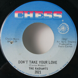 The Radiants Don't Take Your Love / The Clown Is Clever USED VINYL 7INCH 45 RPM SINGLE