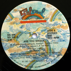 Aurra Are You Single Vinyl 12" USED