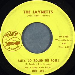 The Jaynetts Sally, Go 'Round The Roses Vinyl 7" USED