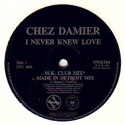 Chez Damier I Never Knew Love Vinyl 12" USED