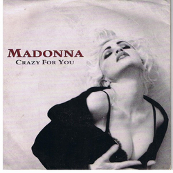 Madonna Crazy For You Vinyl 7" USED