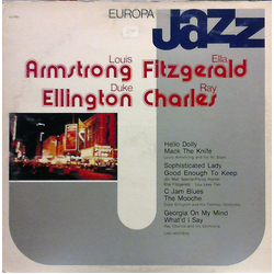 Louis Armstrong / Ella Fitzgerald / Duke Ellington / Ray Charles Europa Jazz Vinyl LP USED
