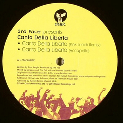 3rd Face Canto Della Liberta (Remixes) Vinyl 12" USED