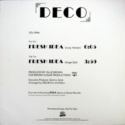 Deco (2) Fresh Idea Vinyl 12" USED