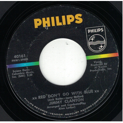 Jimmy Clanton Red Don't Go With Blue / All The Words In The World Vinyl 7" USED