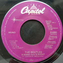 The Beatles A Hard Day's Night Vinyl 7" USED